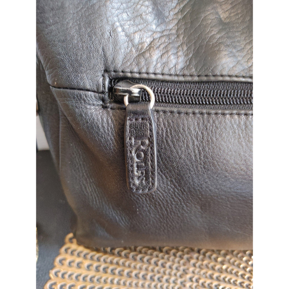Rolfs Leather Foldover Flap Shoulder Bag - Picture 5 of 11